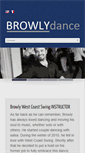 Mobile Screenshot of browlydance.com