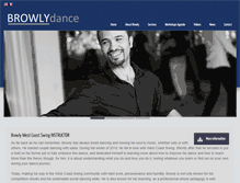 Tablet Screenshot of browlydance.com